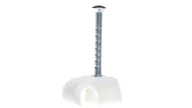 Kanały kablowe - OBO Bettermann Uchwyt do kabli /4-7mm/ z gwoździem 2x25mm 2025 25 LGR 2228629 /100szt./ 2228629 - miniaturka - grafika 1