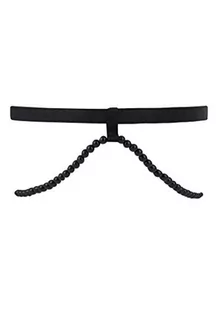 POUPEE E - Marilyn Perlen der Liebe podwiązka Black/Pearl One Size, Schwarz, jeden rozmiar - Akcesoria do bielizny - miniaturka - grafika 1