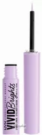 Eyelinery - NYX Professional Makeup - VIVID BRIGHTS - MATTE LIQUID EYELINER - Matowy tusz do kresek z pędzelkiem - 2 ml - 07 - LILAC LINK - miniaturka - grafika 1