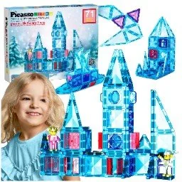 Ptm71 Klocki Magnetyczne 71W1 Picasso Tiles konstrukcyjne - Klocki - miniaturka - grafika 1