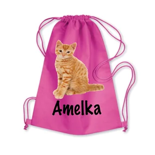 Worek Szkolny Na Buty Plecak Rudy Słodki Kotek - Plecaki worki - miniaturka - grafika 1