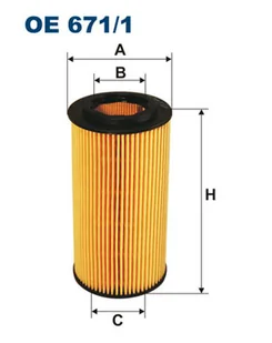 Filtr oleju FILTRON OE671/1 HU6711 OE671/1 - Filtry oleju - miniaturka - grafika 1