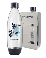 Akcesoria i części AGD - SODASTREAL butelka 1l CZARNA NIEBIESKI ptak - miniaturka - grafika 1