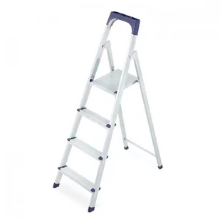 Drabina domowa jednostronna HIGHER S11 4 stopnie - Drabiny - miniaturka - grafika 1