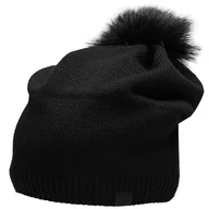 Czapki damskie - Czapka Damska 4F Głęboka Czerń H4Z22 Cad009 20S - miniaturka - grafika 1
