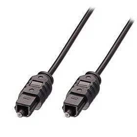 LINDY Lindy TosLink Cable (optyczny SPDIF) 1 M czarny 35211 - Kable - miniaturka - grafika 2