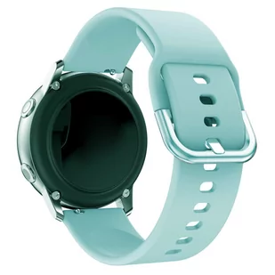 Pasek Opaska Bransoleta Silikon Turkusowy Pętla uniwersalna 20mm - Akcesoria do smartwatchy - miniaturka - grafika 1