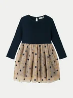 Sukienki i spódniczki dla dziewczynek - NAME IT Sukienka codzienna 13236039 Granatowy Regular Fit - miniaturka - grafika 1