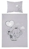 Pościel dla dzieci - DL Pościel Dziecięca 100x135+40x60 Słonik 2930B 14005 - miniaturka - grafika 1