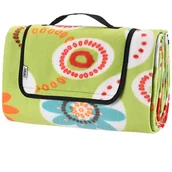 Koce piknikowe - Koc piknikowy/plażowy w kwiaty 2x2m - miniaturka - grafika 1