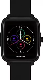 Smartwatch Męski Smarth F2B.SB Czarny Sportowy - Monitory aktywności - miniaturka - grafika 1