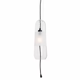 Zwieszana lampa do salonu Mauri P0588 Maxlight przezroczysty czarny - Lampy sufitowe - miniaturka - grafika 1