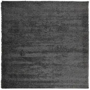 Dywan z wysokim runem, antracytowy, 200x200 cm - Dywany - miniaturka - grafika 3
