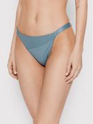 Stroje kąpielowe - Calvin Klein Swimwear Dół od bikini KW0KW01715 Niebieski - miniaturka - grafika 1