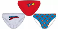 Majtki dla dzieci - MAJTKI SLIPY CHŁOPIĘCE SUPERMAN 3-PACK 104/110 - miniaturka - grafika 1