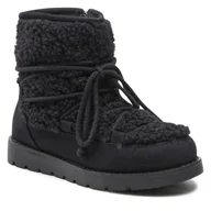 Buty dla dziewczynek - Śniegowce DeeZee CS2108-03 Czarny - miniaturka - grafika 1