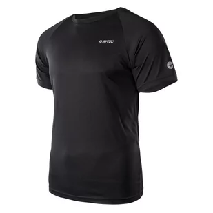 Hi-Tec Męska Koszulka MAKKIO 37251-BLACK - Koszulki sportowe męskie - miniaturka - grafika 1