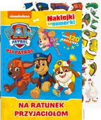 Kolorowanki, wyklejanki - Na ratunek przyjaciołom! Psi Patrol. Naklejki na numerki - Opracowanie zbiorowe - miniaturka - grafika 1