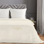 Koce - Koc Eurofirany Pierre Cardin 160x220 cm kremowy - miniaturka - grafika 1