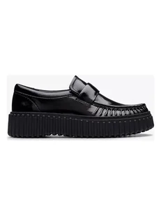 Clarks Skórzane mokasyny "Torhill Mocc" w kolorze czarnym - Mokasyny damskie - miniaturka - grafika 1