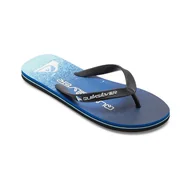 Klapki i japonki męskie - Męskie Japonki QUIKSILVER MOLOKAI ART II AQYL101360-XKBB – Czarny - miniaturka - grafika 1