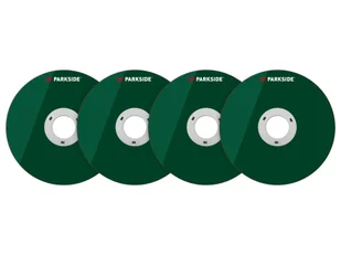 PARKSIDE® Zestaw tarcz do szlifierki kątowej (Tarcza do aluminium, 4 sztuki) - Akcesoria do elektronarzędzi - miniaturka - grafika 1