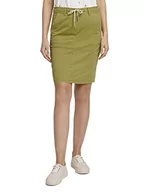 Spódnice - TOM TAILOR Damski Spódnica ze ściągaczem w talii 1025861, 26776 - Gecko Green, 36 - miniaturka - grafika 1