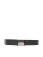Paski - Calvin Klein Pasek Damski Logo Plaque Elasticated Belt 3.0 K60K612931 Czarny - miniaturka - grafika 1