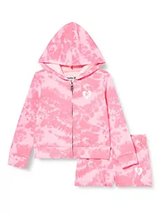 Hurley Hrlg French Terry Zestaw spodenek Bluza chłopięca, Różowy (Hyper Pink), 24 - Bluzy dla chłopców - miniaturka - grafika 1