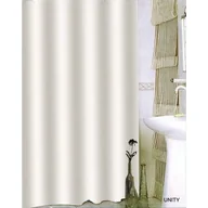 Zasłony prysznicowe - Zasłonka prysznicowa Txt Unity 180 x 200 cm biały - miniaturka - grafika 1