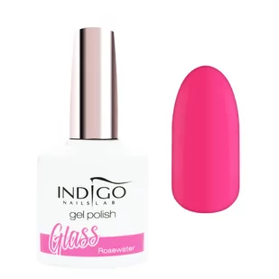 Indigo Gel Lakier Hybrydowy Glass Rosewater 7ml - Lakiery hybrydowe - miniaturka - grafika 1