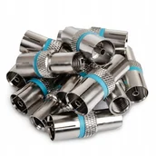 Inne akcesoria audio-wideo - Gniazdo TV IEC żeńśkie TWISTED TV-IECF02 10szt gniazdo antenowe TV - miniaturka - grafika 1