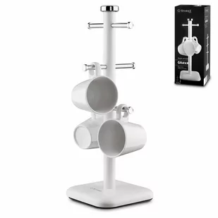 Stojak na kubki Starke Pro Grava 15 x 41,5 cm biały - Siekacze tarki i szatkownice - miniaturka - grafika 1