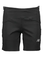 Spodnie sportowe damskie - New Balance Szorty "Impact Run" w kolorze czarnym do biegania - miniaturka - grafika 1