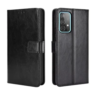 Pokrowiec König Design kompatybilny z Samsung Galaxy A52 4G / 5G / A52s z syntetycznej skóry - Etui na telefon komórkowy czarne - Etui i futerały do telefonów - miniaturka - grafika 1
