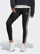 Legginsy - adidas Legginsy Essentials 3-Stripes High-Waisted Single Jersey Leggings IC7151 Czarny - miniaturka - grafika 1