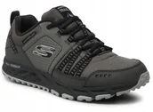 Buty trekkingowe męskie - Skechers Buty Męskie Trekkingowe Escape Plan sznurowane czarne 44 Eu - miniaturka - grafika 1