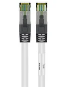 Kable miedziane - Goobay CAT 8.1 patch. S/FTP wh 3,00 m (55126) - miniaturka - grafika 1
