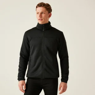 Regatta Męski Polar Branleigh Czarny, Rozmiar: 4XL - Wyprzedaż - Bluzy męskie - miniaturka - grafika 1