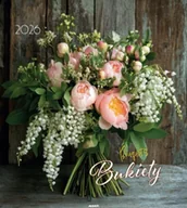 Kalendarze - Kalendarz 2026 ścienny 32x32cm Bukiety - kalendarz - miniaturka - grafika 1