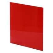 Kratki wentylacyjne - Panel Trax Glass 100 czerwony połysk - miniaturka - grafika 1