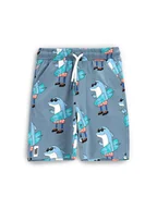 Spodenki damskie - Coccodrillo Szorty sportowe WC5121502HBK Niebieski Regular Fit - miniaturka - grafika 1