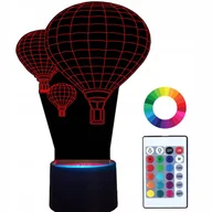 Lampy stojące - Lampka Nocna Z Imieniem Balony 3D Led Grawer - miniaturka - grafika 1