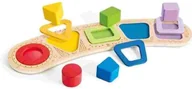 Zabawki interaktywne dla dzieci - Hape Toddler Shape Puzzle - miniaturka - grafika 1