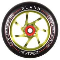 Akcesoria do skatingu - Slamm Slamm Astro 110mm kółko do hulajnogi wyczynowej Green SL585-GREEN - miniaturka - grafika 1