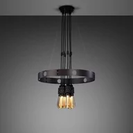 Lampy sufitowe - Żyrandol Hero Light Grafitowy/Palony brąz - 1.25M [A7104D] - miniaturka - grafika 1