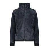 Kurtki damskie - CMP Damska kurtka polarowa Highloft, tytanowo-czarna, 40 - miniaturka - grafika 1