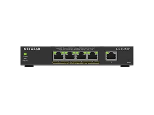 Netgear GS305EP Zarządzany L2/L3 Gigabit Ethernet (10/100/1000) Czarny Obsługa PoE, Przełącznik - Switche - miniaturka - grafika 2