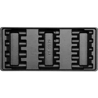 Pozostałe wyposażenie warsztatu - YATO WKŁAD DO SZUFLADY NA NASADKI PUSTY DLA YT-5539 YT-55391 - miniaturka - grafika 1