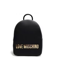 Plecaki - Love Moschino Bold Love Plecak miejski 32 cm black - miniaturka - grafika 1